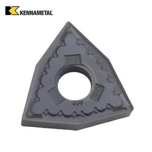 Kennametal Trigon Precisão CNC Corte Inserir WNMG080404FP KC5010 para Ferramenta de Torneamento Redondo Externo, WNMG Resistente ao Desgaste