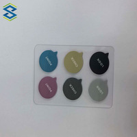 Autocollants ronds mignons multicolores autocollants adhésifs pour la maison, l'école, le bureau, index en PET