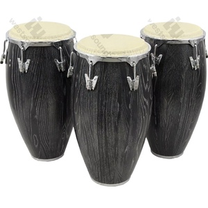 Tambor de Mano de Madera Maciza Konka de 10, 11, 11.75 y 12.5 Pulgadas, Percusión Occidental, Congas Latinas, Excelente para Jazz, Música Folclórica y Mundial - Product Image 1