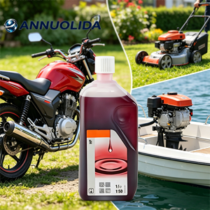 Olio Motore a Due Tempi ad Alte Prestazioni API TC JASO FB a Basso Fumo Lubrificante per Moto 1L 4L 5L 20L 200L OEM ODM - Product Image 3