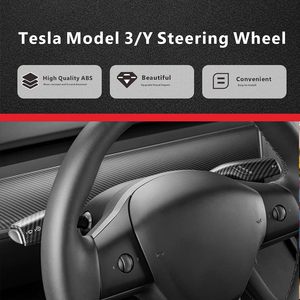 Funda para Palanca de Dirección de Tesla Model 3/Y, Fibra Sintética, Accesorio Interior Moderno - Product Image 5