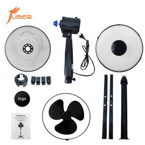 Standard Household Mechanical Pedestal <b>Fan</b> With 3 Speed Knob Reliable Oscillation and Tip Over Standing <b>Stand</b> F - Product Image 3
