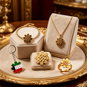 <span class=keywords><strong>Collier</strong></span> Pendentif Fleur Jaune Al Arfaj Koweït, Bijou Personnalisé en Rhanterium Epapposum, Accessoire de Bijouterie Ancienne Fabrication, Source Directe Usine - Product Image 4