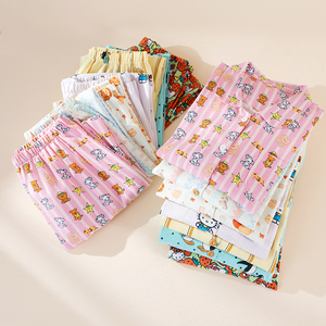 Pijamas de Algodón para Mujer, Manga Larga Holgada, 2 Piezas, Ropa de Dormir, Estilo Popular, Múltiples Colores Disponibles, Conjunto de Pijamas Suaves para Mujer - Product Image 2