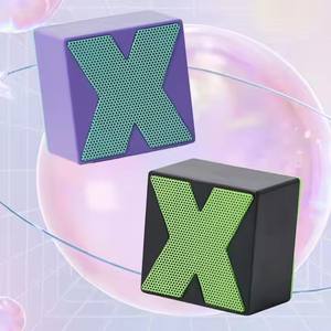 Cadeau promotionnel X1 Cube Mini boîte à musique, haut-parleur sans fil pour la maison, fête, son surround stéréo, caisson de basses, haut-parleur TWS coloré - Product Image 5