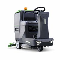 Autolaveuse électrique neuve pour entrepôt, capacité de 4400 m² par heure, machine de nettoyage de sols autoportée