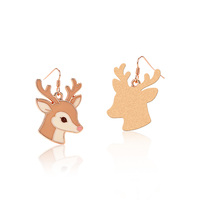 Boucles d'oreilles pendantes en émail personnalisées, design kawaii, animaux de dessin animé, lapin, panda, ours, canard, hibou, pour filles, cadeau de bijoux