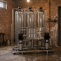 Réservoir industriel en acier au carbone pour filtre mécanique à sable de quartz 5000L/heure pour système de prétraitement d'eau circulante