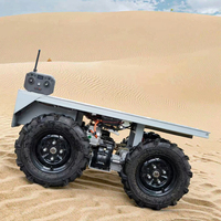 Véhicule utilitaire tout-terrain électrique RC 4x4 avec remorquage UGV, connectivité série CAN SDK prise en charge