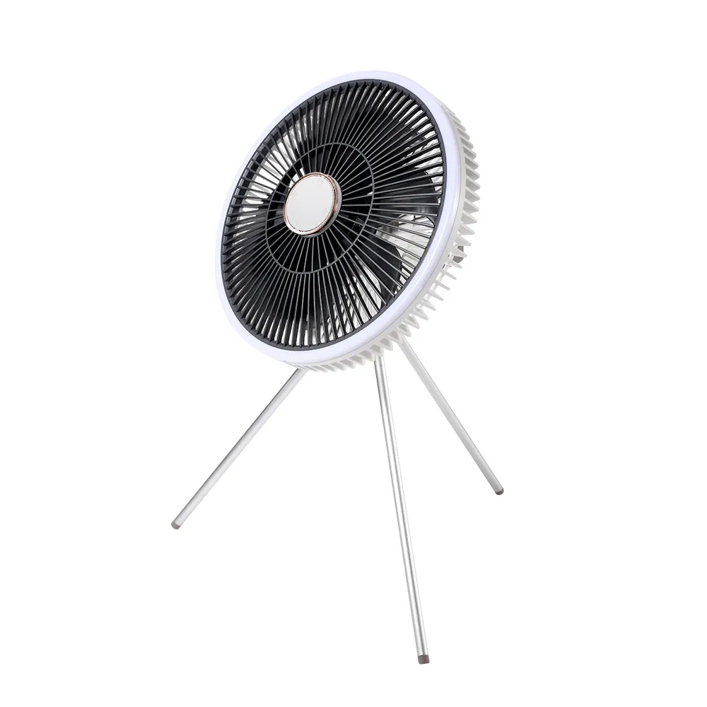 Kc Megpad Lều Mới Không Dây Không Dây Ít Có Thể Sạc Lại Bảng Tuần Thông Đứng Mini Tripod Fan Ngoài Trời Cho Cắm Trại Và Ánh Sáng