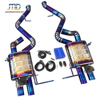 Silencieux d'échappement bleu en titane pour BMW E90, E92, M3, livraison gratuite