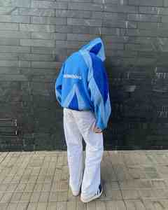 Yingling Sweatsuits Hoodie and Jogger Set 100% algodón Plain Baggy Chándales para hombres Custom Windbreaker Oversized Chándal - Product Image 2