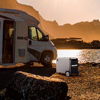 Station d'énergie solaire portable hors réseau avec contrôleur MPPT, générateur de courant alternatif pour voiture, chargeur de batterie d'urgence pour camping, batterie externe