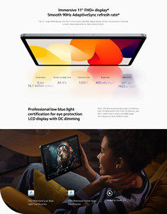 Redmi Pad SE 8 + 256G 4G <span class=keywords><strong>Android</strong></span> Octa Điện Dung Chống Thấm Nước Chống Sốc Cho Chơi Game Kinh Doanh Máy Ảnh Chuyên Nghiệp USB Quà Tặng - Product Image 3