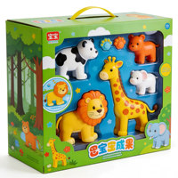 Boîte d'expédition postale mensuelle en carton ondulé pour jouets d'enfants, impression couleur personnalisée