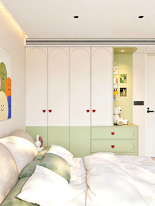 Petite Armoire De Rangement Pour Bébé En <span class=keywords><strong>Bois</strong></span> Avec Coins Arrondis Et Peinture Non Toxique Pour Chambre D'Enfant - Product Image 4
