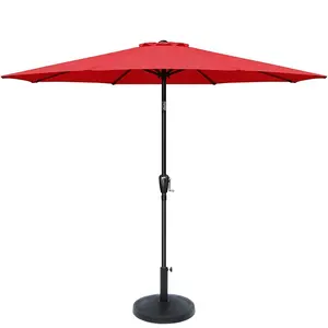 9ft Neuankömmling Patio Umbrella Outdoor Bier Cafe Kaffee Getränk Restaurant Garden Hotel Sonnenschirm