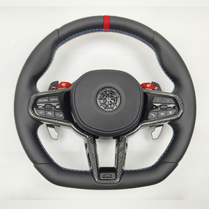 Volante Sportivo in Pelle Stile CS per Auto BMW Serie 5 G10 <span class=keywords><strong>G20</strong></span> <span class=keywords><strong>G30</strong></span> - Product Image 5