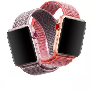 Bandas de reloj inteligente de estilo de moda, cierre táctil, pulsera deportiva transpirable, 38 42mm, correas de reloj, correa de reloj de nailon tejida circular - Product Image 3