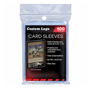 ウルトラクリアプロカードスリーブ 100枚入り 2.5インチ x 3.5インチ トレーディングカード ペニースリーブ ゲームスポーツカードスリーブに最適 - Product Image 1