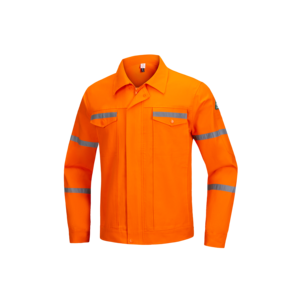 Vente en gros uniforme respirant en pur coton marin avec plusieurs bandes réfléchissantes Construction manches longues Top vêtements de travail - Product Image 5