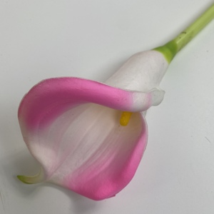 JH Factory Skillful Manufacture Big PU Calla <strong>Lily</strong> Bouquet Silk Calla <strong>Lily</strong> <strong>Flowers</strong> for Christmas Graduation Valentine's Day - Product Image 2