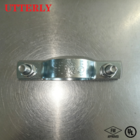 Série UTT60 NFPA FM UL – Collier de serrage en acier au carbone personnalisé, pince/support métallique de qualité supérieure pour conduites d'incendie industrielles