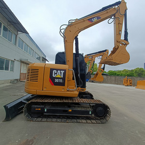 Excavatrice sur chenilles d'occasion CAT307E2 de 7 tonnes avec système hydraulique Kawasaki, godet de 0,35 m, moteur, modèle 2023 - Product Image 4
