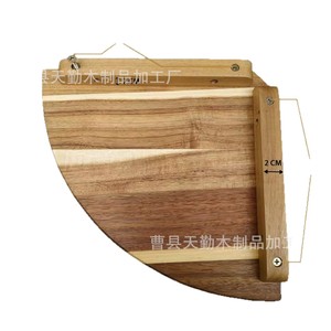 Estante colgante de madera hecho a medida para almacenamiento en esquinas en el dormitorio y la sala de estar. - Product Image 1