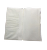 Carnet rechargeable personnalisé avec pochette zippée et insert en PVC