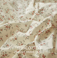 Vente en gros de draps housse 100% coton lot de 3 pièces draps de lit imprimés floraux doux et respirants taie d'oreiller en Percale tissée pour le salon