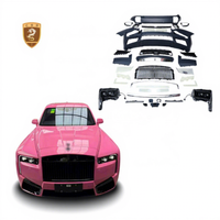 Facelift ancien à nouveau Kit de carrosserie pour Rolls Royce Cullinan 2018 mise à niveau 2025 kit de carrosserie de voiture pare-chocs avant pare-chocs arrière maille phare LED