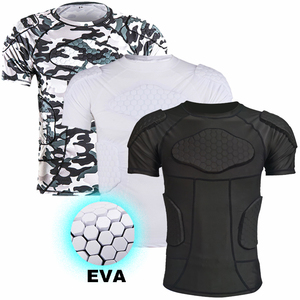 YOUNGSON Eva - Protector de Pecho Anticolisión Personalizado, Camiseta de Compresión Acolchada para Hombre, Camiseta con Protección en los Hombros y Acolchado F - Product Image 6