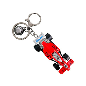 Portachiavi creativo in lega di cartone animato modello di auto portachiavi in metallo maschio femmina <span class=keywords><strong>ciondolo</strong></span> zaino per decorazione chiave auto all'ingrosso - Product Image 6