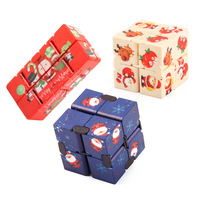 Jeu anti-stress pour enfants et adultes, mini-gadget mignon et unique pour soulager l'anxiété, puzzle magique pour tuer le temps, jouet cube infini pour TDAH