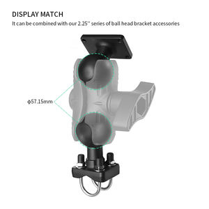VINmounts dual-socket arm <b>with</b> 2.25-inch ball <b>mount</b>, compatible <b>with</b> RAM and 2.25-inch D-size ball <b>mount</b> assemblies VIN-D-13 - Product Image 4