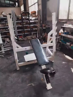 Rack de musculation pour haltérophilie, banc de musculation plat avec machine à charge de plaques, banc de musculation pour presse