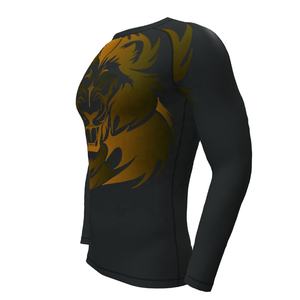 เสื้อรัดรูปแขนยาวสำหรับป้องกันผดผื่นพิมพ์ซับลิเมชันตามสั่ง - Product Image 2