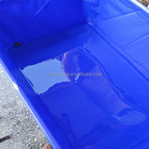 Bassin carré d'aquaculture sur mesure 500L 800L <span class=keywords><strong>1000L</strong></span> en fibre de verre et bâche PVC pour l'élevage de crevettes - Product Image 5