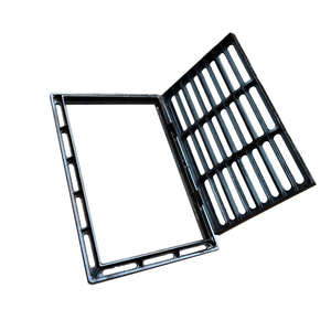 Grilles et cadres de drainage en fonte ductile pour l'extérieur, conformes à la norme EN124, pour caniveaux de drainage des eaux pluviales - Product Image 4