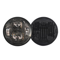 Phare LED Spider intégré de 5,75 pouces avec faisceau haut/bas, ajustement universel, garantie 1 an - Remplacement pour moto