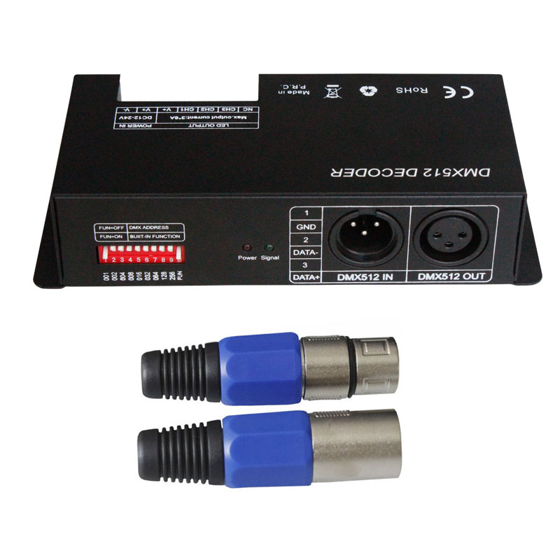 DMX 512 сценический светотехнический проект DMX контроллер RGB 3-канальный DMX512 декодер rgb dmx512 декодер RGB DMX512