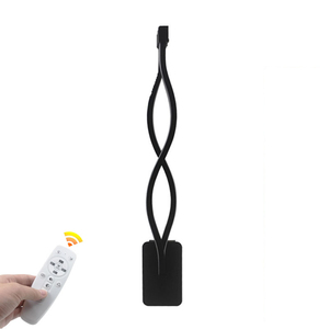 โคมไฟติดผนัง LED รูปทรงคลื่นสร้างสรรค์ 2.4G ปรับความสว่างได้ สามสี พร้อมรีโมทคอนโทรล ราคาประหยัด - Product Image 6