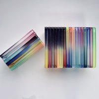 Vente en gros : Présentoir rigide en TPU à couleur dégradée avec plaque en PC et support pour cartes PSA personnalisées et cartes gradées