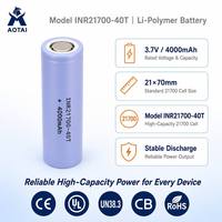 Baterai Li-ion Isi Ulang Custom 21700 4000mAh 3.7V dengan Konektor JST untuk Lampu Camping Navigasi GPS Grosir