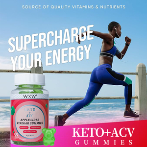 OEM ODM Bienestar general Control de peso Vitaminas Keto + ACV Gummies Suplemento dietético Vinagre de sidra de manzana Pérdida de peso Gummies - Product Image 2