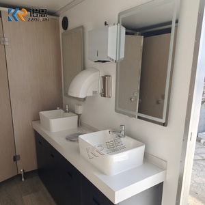 Remorque de toilettes mobiles VIP personnalisée, toilettes portables pour événements, remorque de salle de bain extérieure de luxe, <span class=keywords><strong>WC</strong></span> mobile avec lavabo - Product Image 5