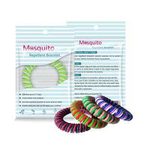 Bracelet anti-moustiques Chanson, bracelet en cuir anti-insectes, sans DEET - Product Image 1