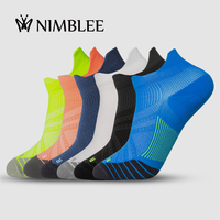 Chaussettes de course à compression pour hommes, nouvelle conception, séchage rapide, haute qualité, vente en gros, faible MOQ, personnalisables
