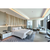 Usine approvisionnement direct moderne 5 étoiles hôtel de mode chambre à coucher chambre de meubles chambre d’hôte ensemble mode